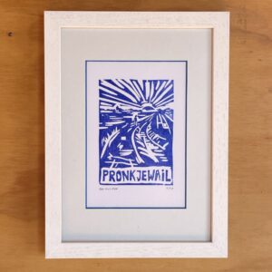 Linoprint Pronkjewail