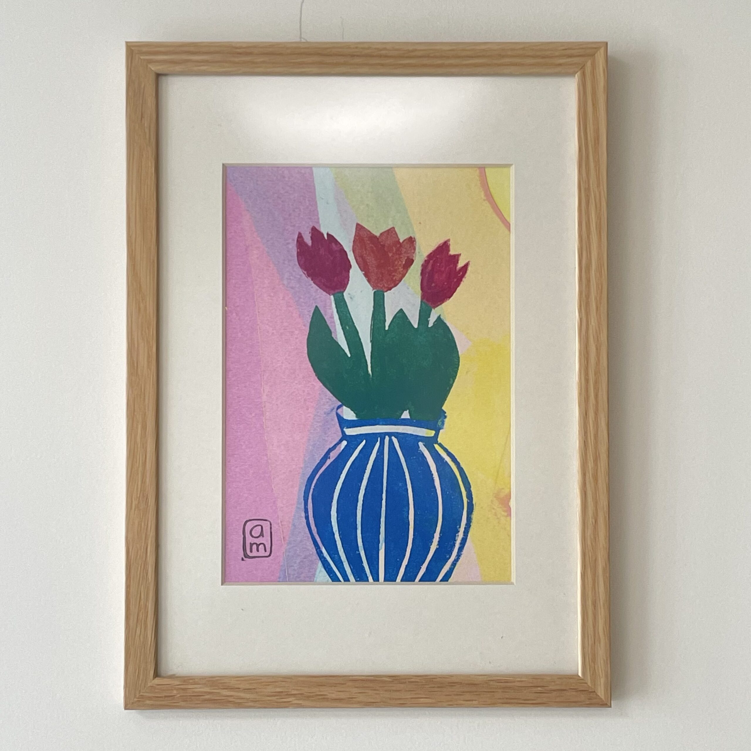 Tulpen in vaas Multiprint 3